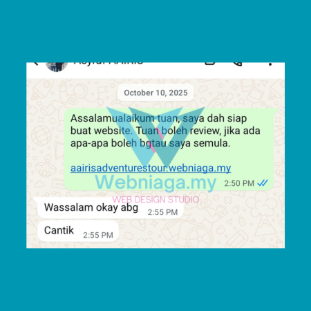 Testimoni pelanggan Webniaga 9